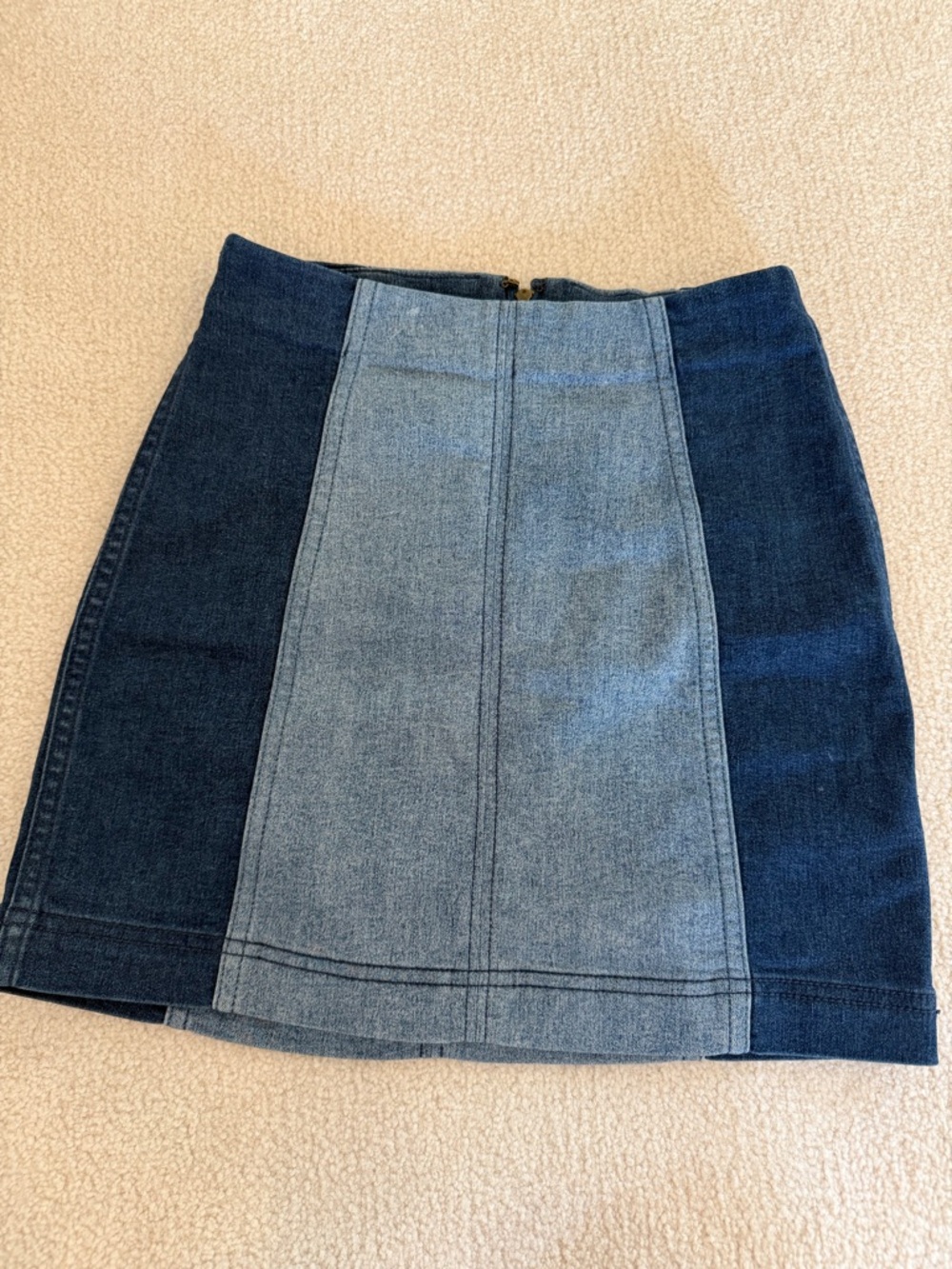 Free People Denim Mini Skirt